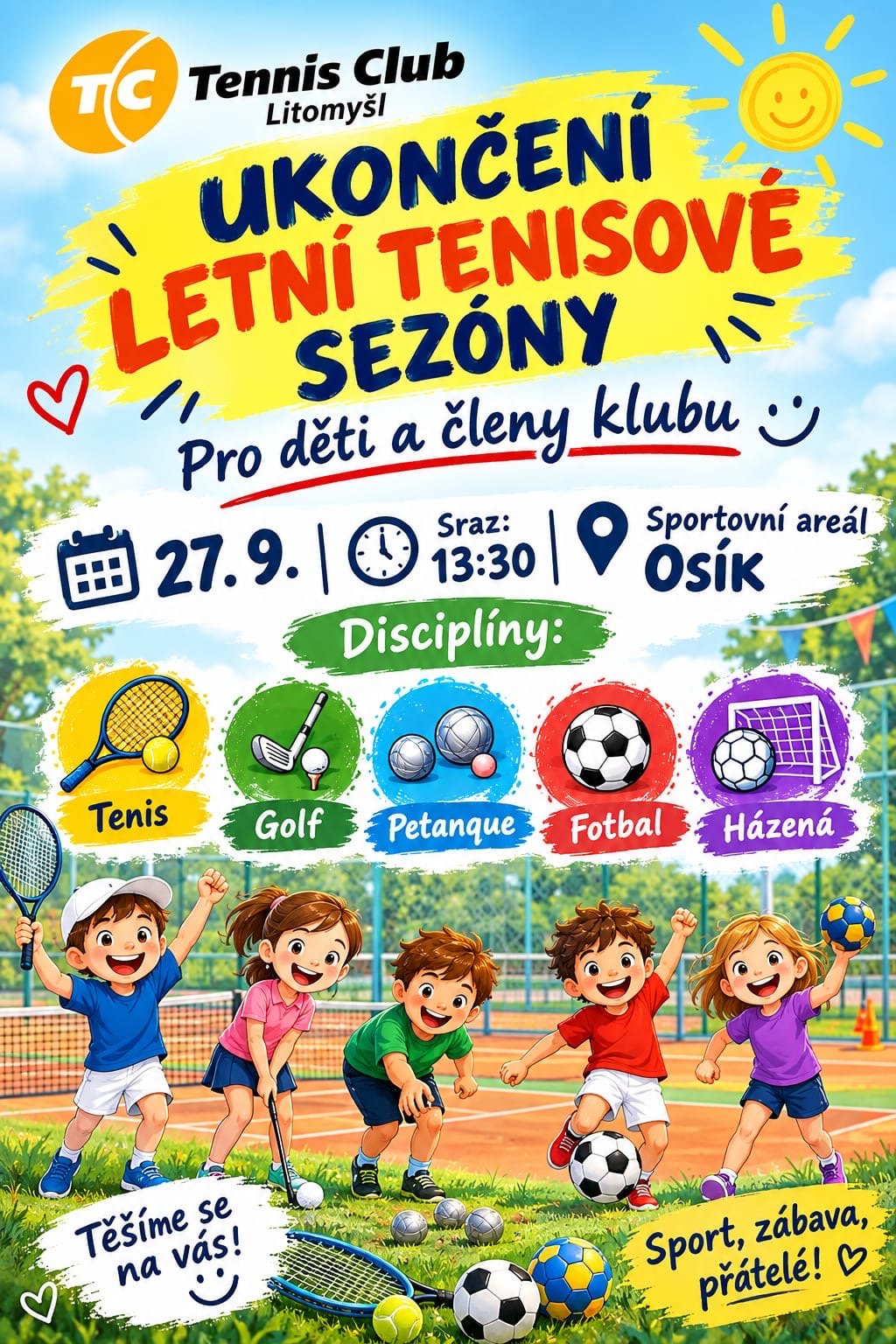 Ukončení letní tenisové sezóny