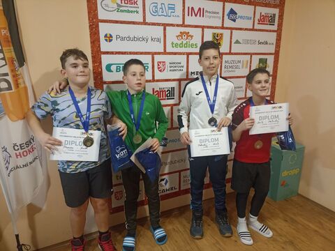 Východočeckém halovém oblastním přeboru Mladší žáci